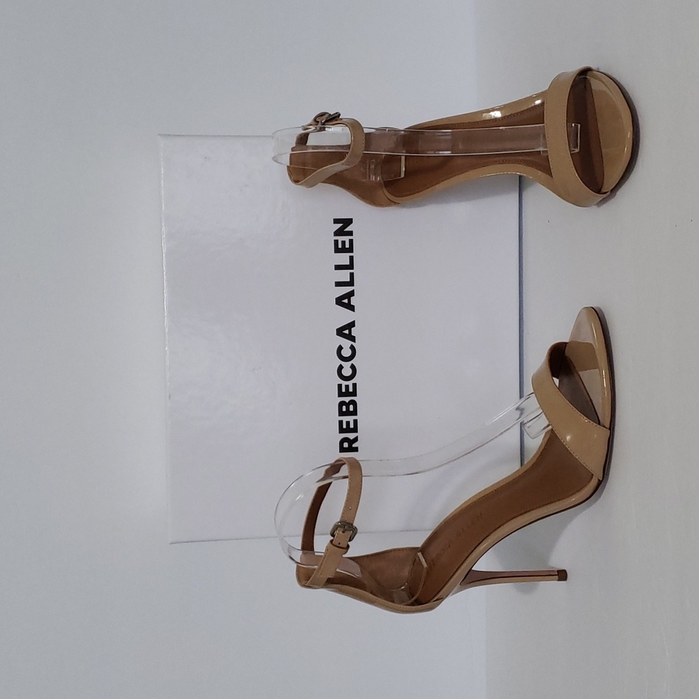 Brand New Rebecca Allen "The Two Strap" Sandal Nude IV SZ 9M